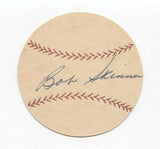 Bob Skinner Signed Paper Baseball Autographed Signature Pittsburgh Pirates
