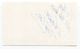 Scott Taylor Signed 3x5 Index Card Autographed Canadian Sports Columnist