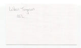 LaVern Torgeson Signed 3x5 Index Card Autograph Football NFL Detroit Lions