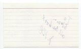 John Pattison Signed 3x5 Index Card Autographed Signature Producer Fraggle Rock