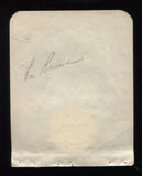 Lou Brissie Signed Album Page Baseball Autographed AUTO