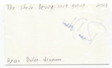 The Sheila Divine - Ryan Dolan Signed 3x5 Index Card Autographed Signature