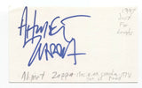 Ahmet Zappa Signed 3x5 Index Card Autographed Signature Musician Writer