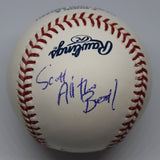 Carlos Quentin Single Signed Baseball Autographed Ball Inscribed to "Scott"