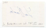 Richie Rosenberg Signed 3x5 Index Card Autographed Signature La Bamba Conan