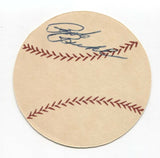 Bob Buhl Signed Paper Baseball Autographed Signature Milwaukee Braves