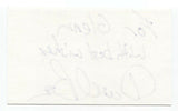 David Ben Signed 3x5 Index Card Autographed Signature Magician