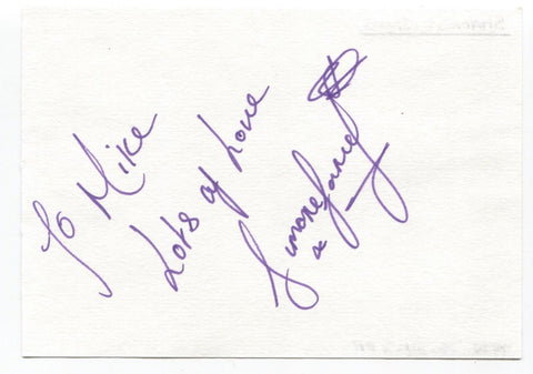 Simone James Signed Page Autographed Signature Inscribed "To Mike" Eastenders