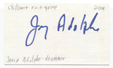 Chilliwack - Jerry Adolphe Signed 3x5 Index Card Autographed Signature Band