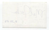 Mel Jackson Signed 3x5 Index Card Autographed Signature Actor