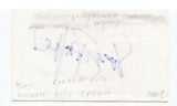 Yves Jacques Signed 3x5 Index Card Autographed Signature Comedian Actor