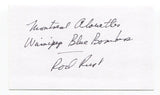 Rod Rust Signed 3x5 Index Card Autographed NFL Football New England Patriots