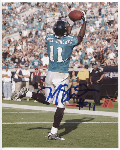 Mike Sims-Walker Signed 8x10 Photo Autographed Signature Football