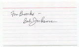 Bob Jackson Signed 3x5 Index Card JFK Lee Harvey Oswald Jack Ruby Photo Pulitzer