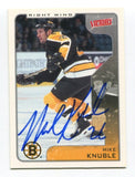 2001 Upper Deck Mike Knuble Signed Card Hockey NHL Autograph AUTO #31