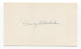 Danny Litwhiler Signed 3x5 Index Card Autographed Baseball 