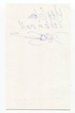 Jet Set Satellite - Jeff Swiecicki Signed 3x5 Index Card Autographed Band