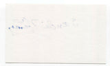 Sandy Nimoy Signed 3x5 Index Card Autographed Signature (Leonard's Wife)