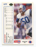 1991 Upper Deck Duane Bickett Signed Card Football Autograph NFL AUTO #177