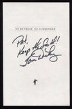 Tom DeLay Signed Book Page Cut Autographed Cut Signature 