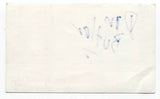 Dan Butler Signed 3x5 Index Card Autographed Signature Actor Frasier