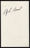 John Stossel Signed Book Page Cut Autographed Cut Signature 