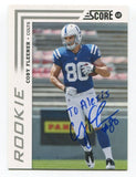 2012 Score Coby Fleener Signed Card Football Autograph NFL AUTO #316