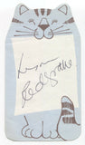 Lynn Redgrave Signed Note Page Vintage Autographed Signature Actress