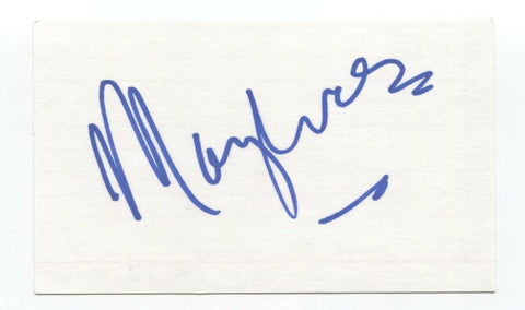 Mary Walsh Signed Index 3x5 Card Autographed Signature Actress Comedian Writer