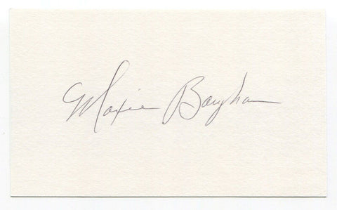 Maxie Baughan Jr.  3x5 Index Card Autographed Signature Philadelphia Eagles NFL