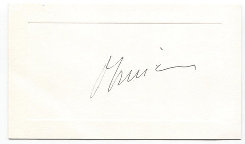 Olivier Guichard Signed Card Autographed Vintage Signature French Politician