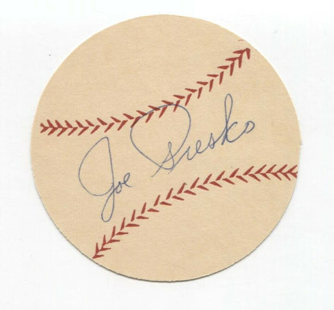 Joe Presko Signed Paper Baseball Autograph Signature St Louis Cardinals