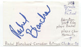 Rachel Blanchard Signed 3x5 Index Card Autographed Signature Actress Fargo