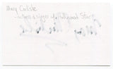 Mary Carlisle Signed 3x5 Index Card Autographed Vintage Signature Singer Actress