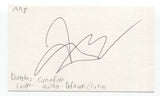 Douglas Cooper Signed 3x5 Index Card Autograph Signature Author Writer