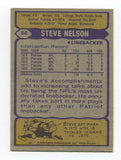1979 Topps Steve Nelson Signed NFL Football Card Autographed AUTO #56
