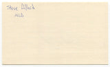 Steve Dillard Signed 3x5 Index Card Autographed Baseball 1975 Boston Red Sox