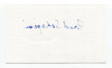 Fred Schepisi Signed 3x5 Index Card Autographed Signature Director Roxanne