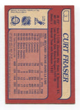 1985 O-Pee-Chee Curt Fraser Signed Card NHL Hockey Autograph AUTO #3
