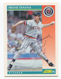 1992 Score Frank Tanana Signed Baseball Card Autographed AUTO #271