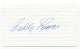 Buddy Lewis Signed 3x5 Index Card Baseball Autographed Signature John