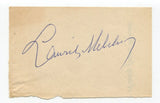 Lauritz Melchior Signed Page Cut Autographed Signature Singer