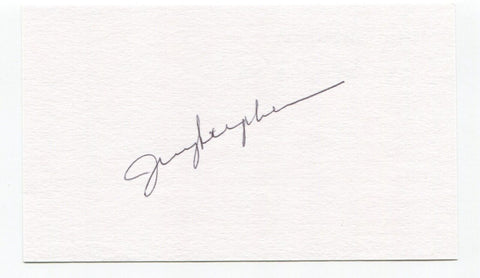 Jerry Stephenson Signed 3x5 Index Card Autographed MLB Baseball Boston Red Sox