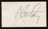 Ray Anthony and Tommy Mercer Signed Card Autographed Orchestra AUTO Signature 