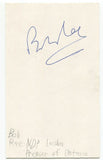 Bob Rae Signed 3x5 Index Card Autographed Signature Ontario Premier Politician
