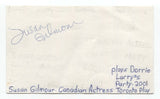 Susan Gilmour Signed 3x5 Index Card Autographed Signature Actress