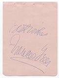 Frances Greer Signed Album Page Autographed 1949 Signature