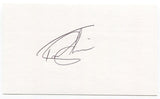 Tom Goodwin Signed 3 x 5 Index Card Autographed 1991 Los Angeles Dodgers MLB