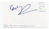 Eddie Pepitone Signed Index 3x5 Card Autographed Actor Comedian Rick and Morty