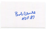 Bob Clarke Signed 3x5 Index Card Autographed NHL Hockey Philadelphia Flyers HOF